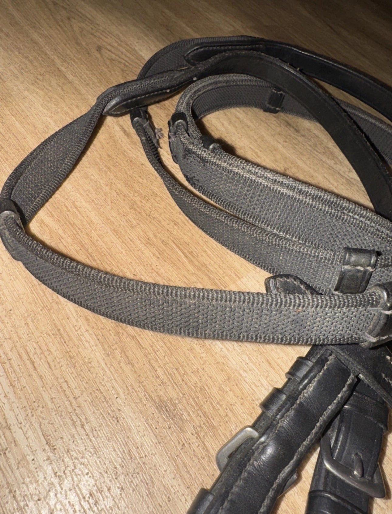Full Size Black Continental Reins #66
