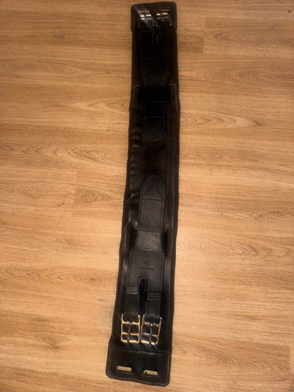 Top Quality English Leather 28” Elasticated Short Girth |  Tack Dressage