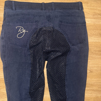 Rydale Ladies Size 12 Silicone Seat Breeches
