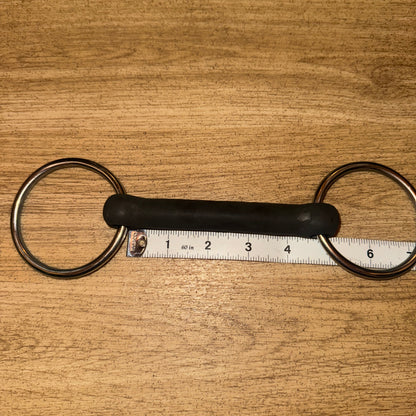New Inhand Rubber Snaffle Bit 4.5” | Shetland Pony Breaking Showing