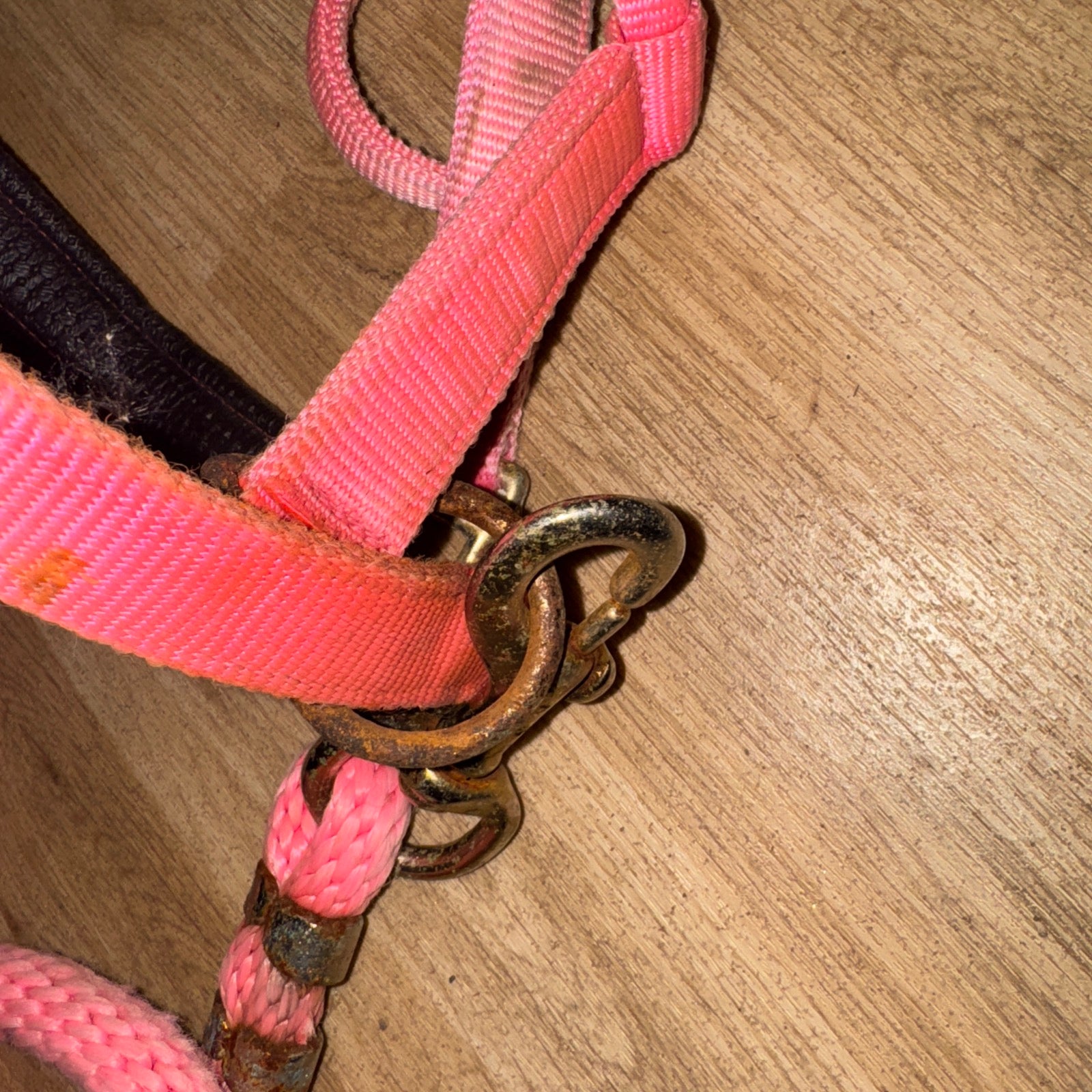 Km Elite Pink FULL Headcollar & Leadrope - Free Postage