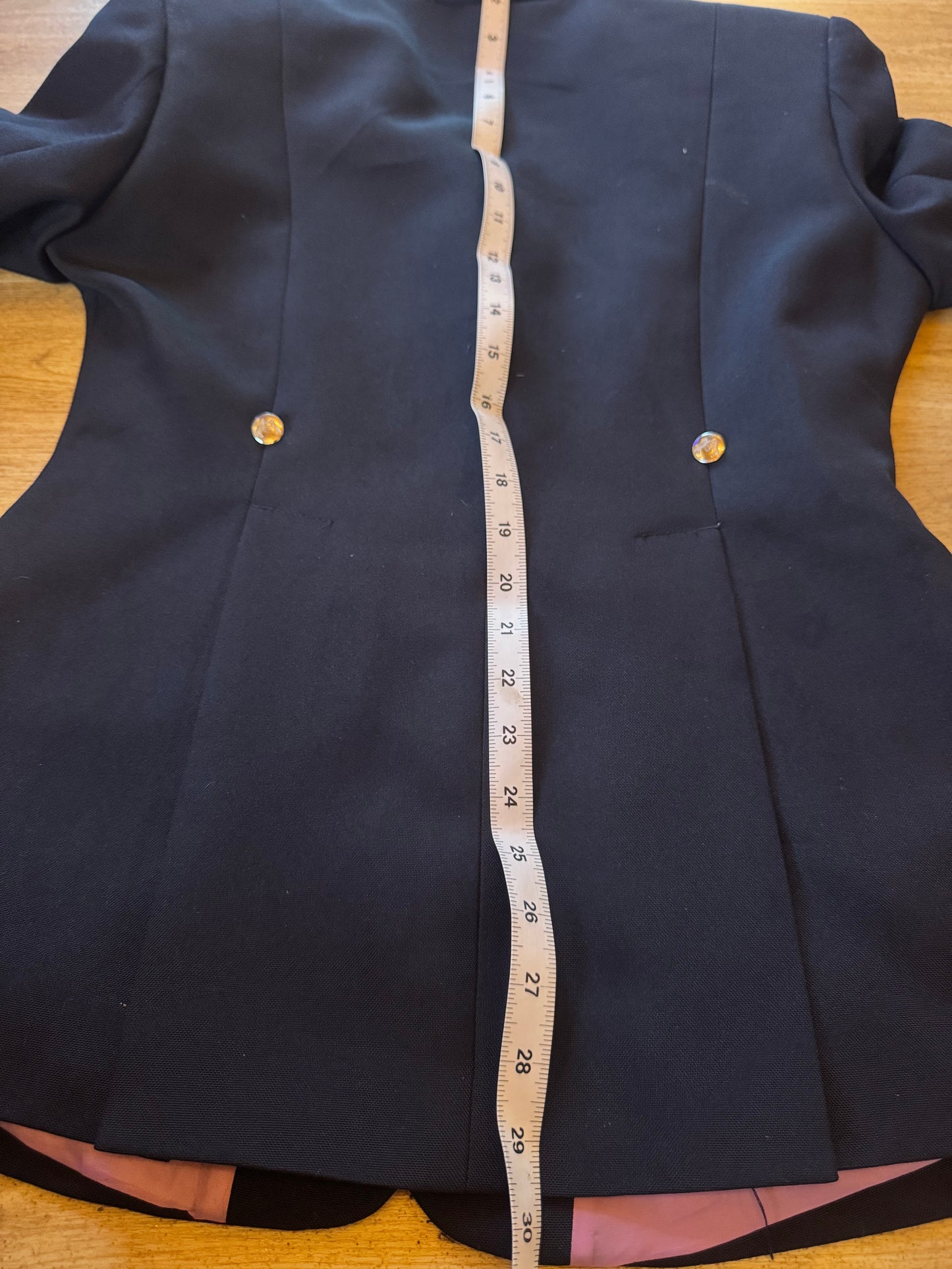 Sherwood Forest Navy Ladies Size 12 Show Jacket #555 Second Hand Horse Riding