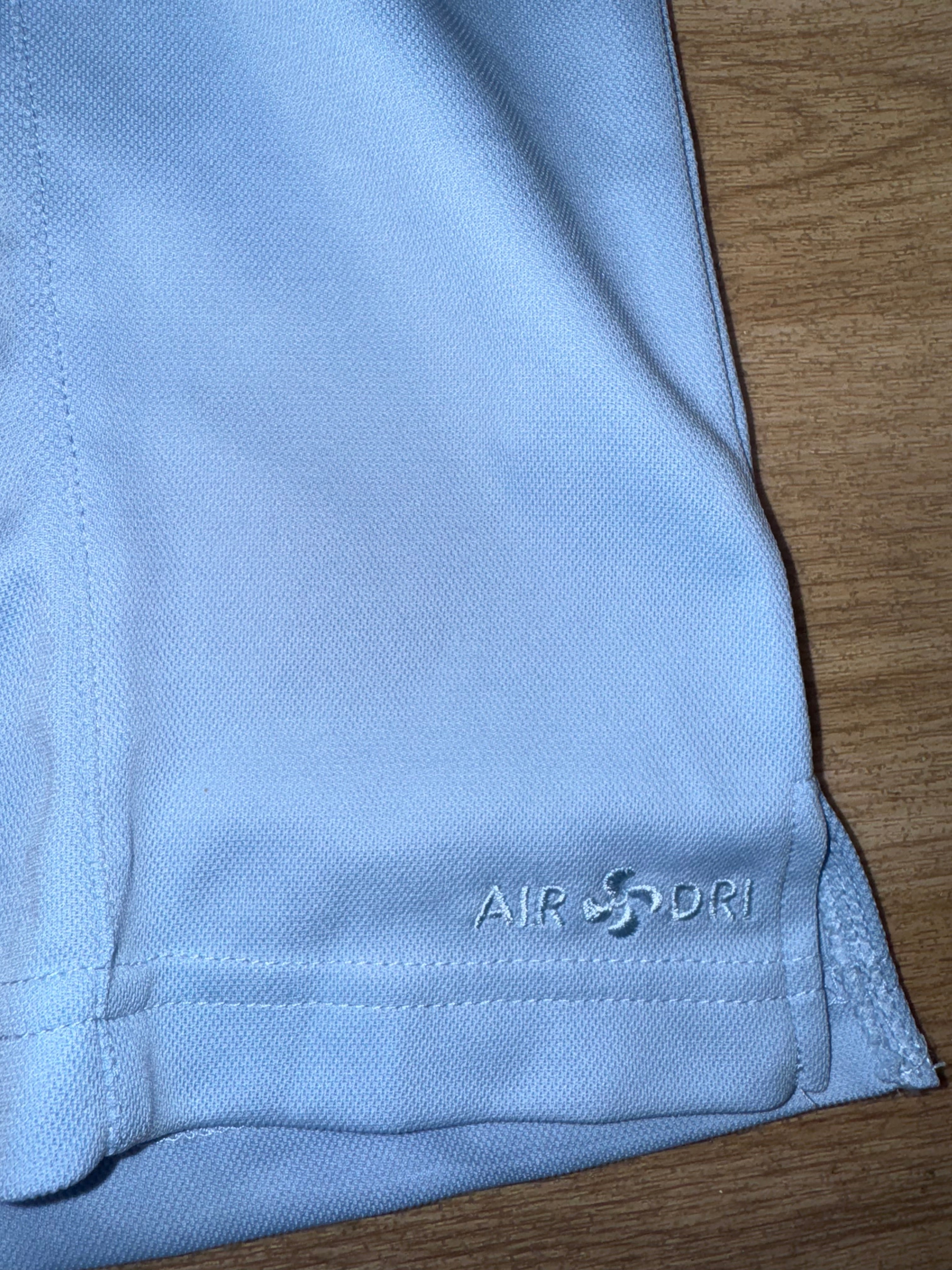 Shires Childs XL Air Dri Blue Show Shirt - Breathable