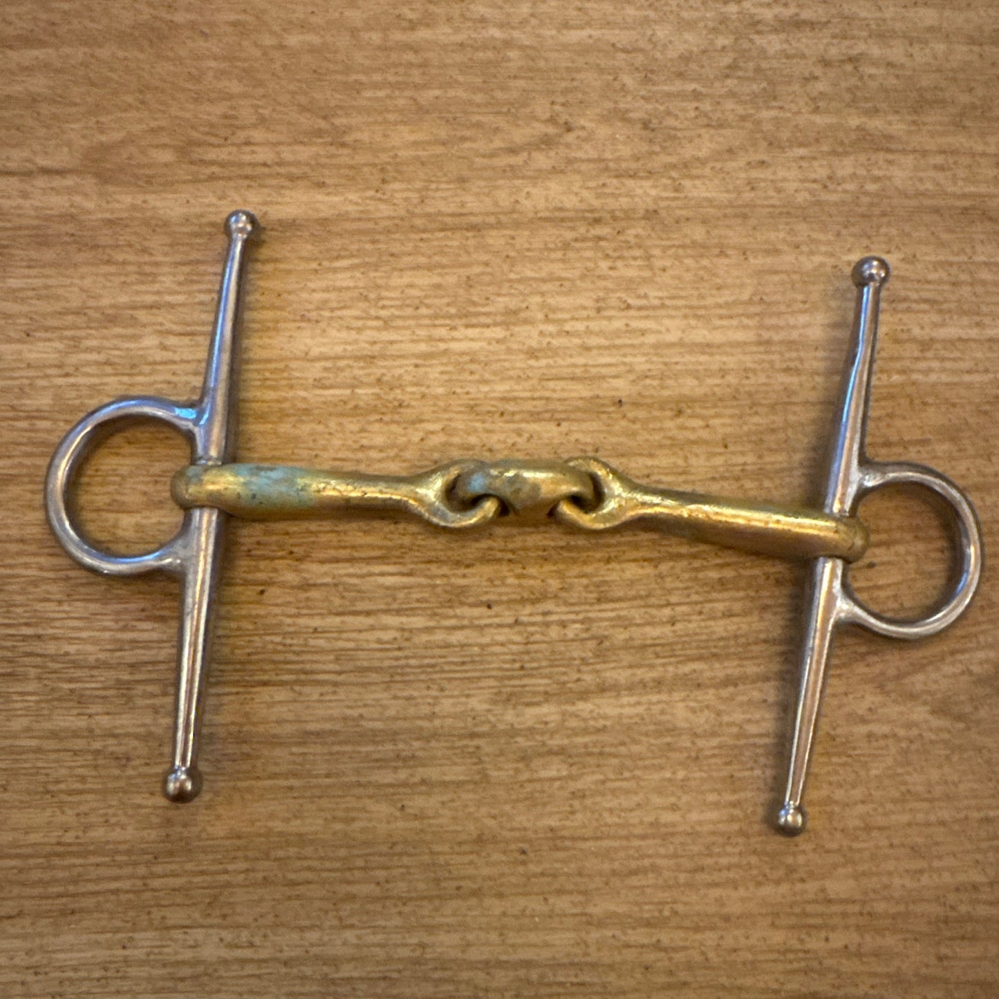 Neue Schule Pony Sized 4.5” Full Cheek Trans Angled Snaffle | Tiny Rings Tack