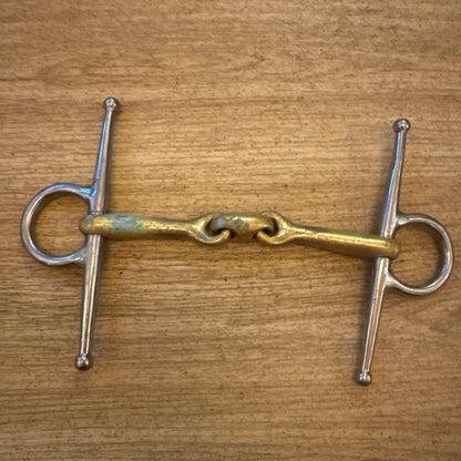 Neue Schule Pony Sized 4.5” Full Cheek Trans Angled Snaffle | Tiny Rings Tack