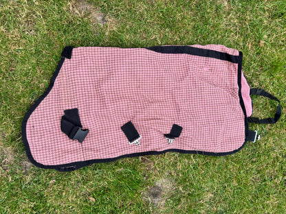 3’3  Waffle Pink Rug  Stable Cooler Travel Before Shows Mini Shetland Pony Foal