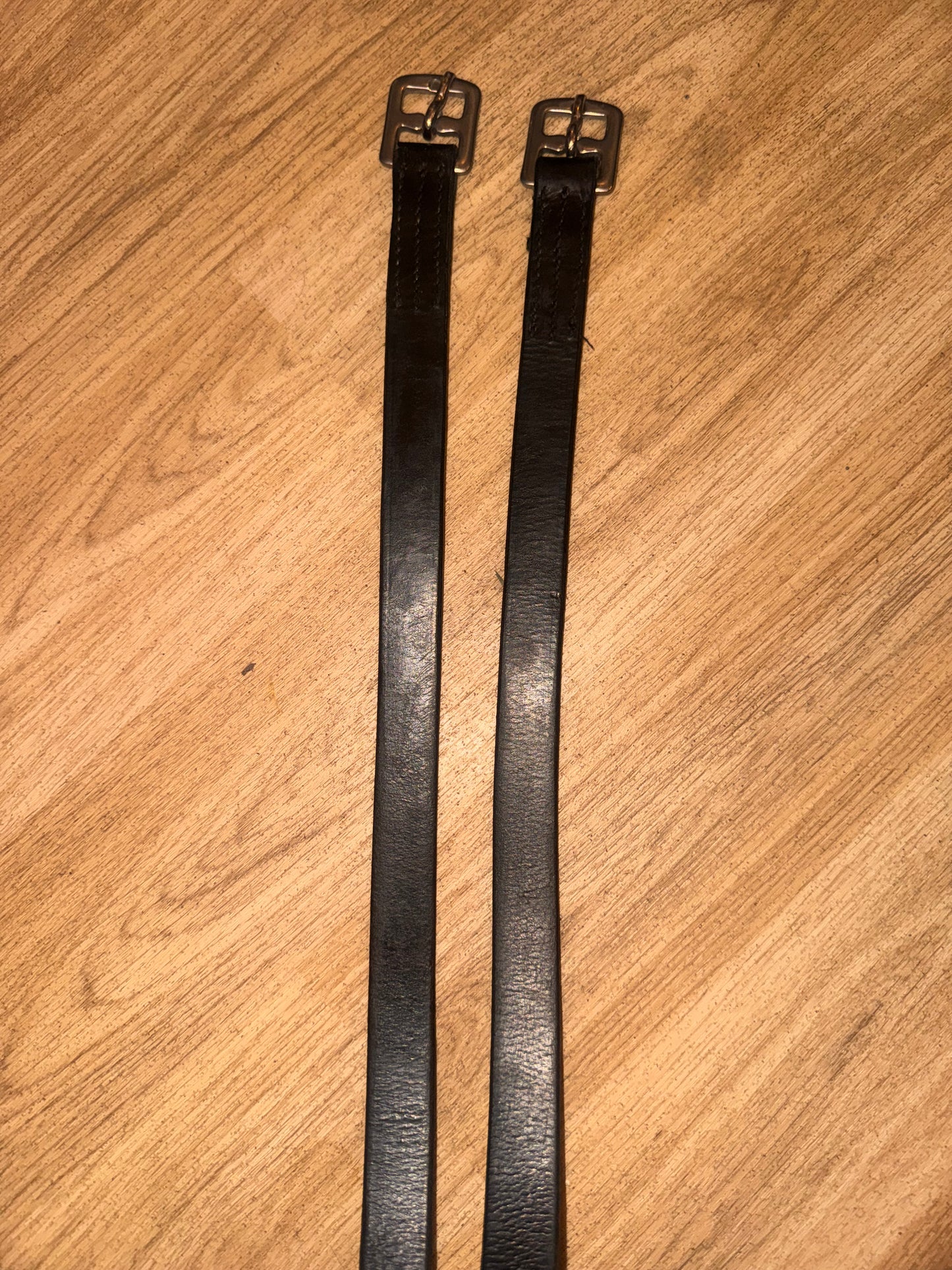 Ascot Black 50” Stirrup Leathers #71