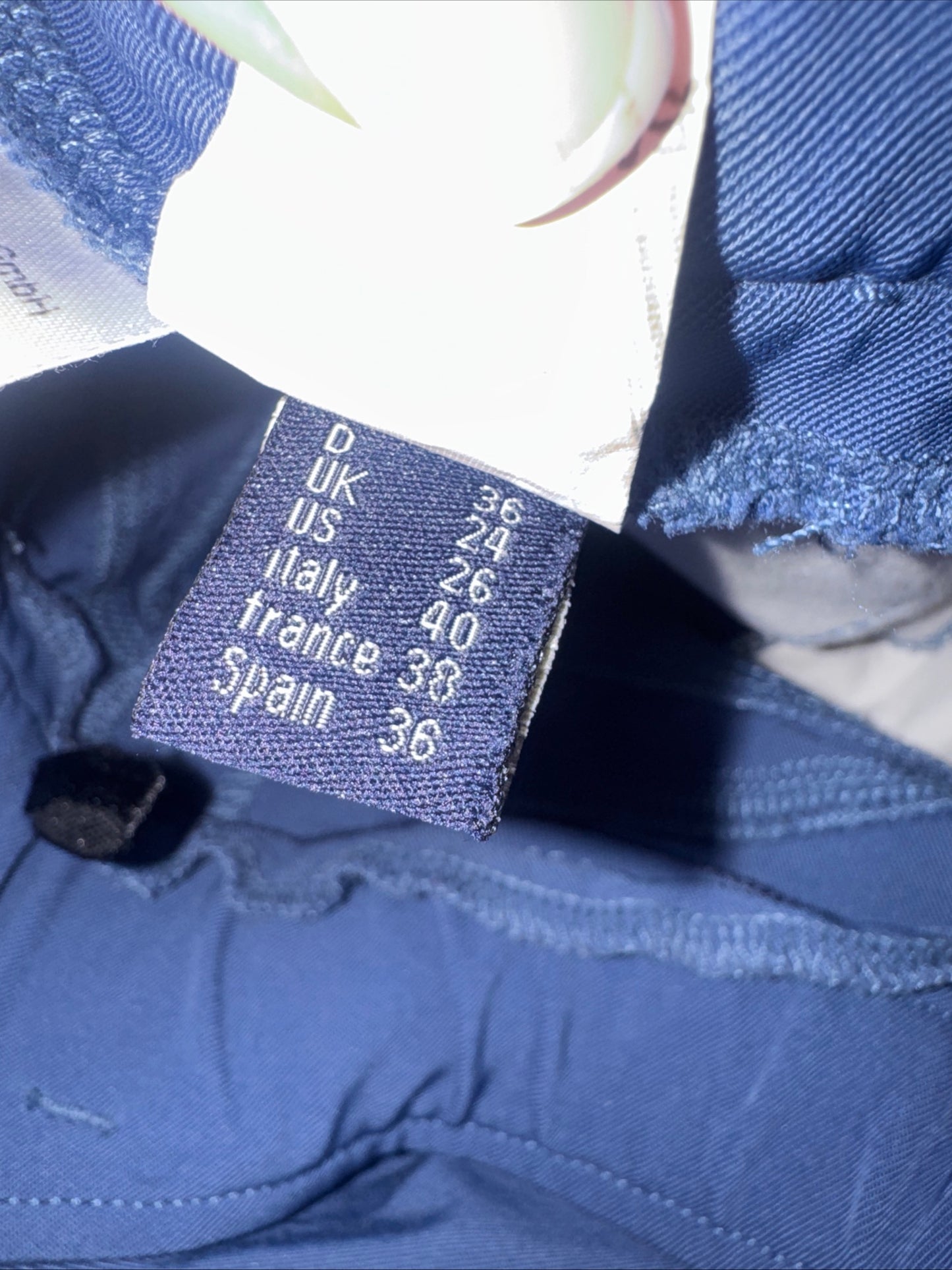 Eurostar Blue Ladies 24” Size 6 Breeches - Full Silicone Grip Seat