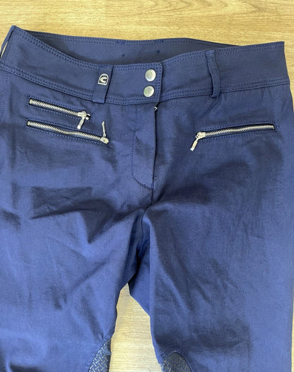 Cavallo Ladies 28” Cavagrip Navy  Breeches