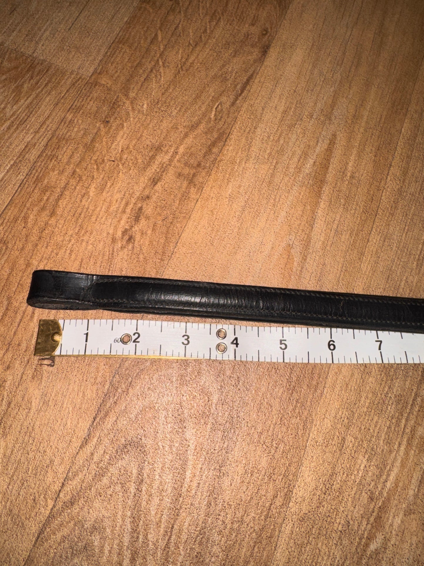 Hy Black Raised Leather Browband | Small Pony #214