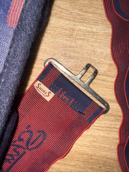 Shires Navy Red Padded Wither Surcingle #11