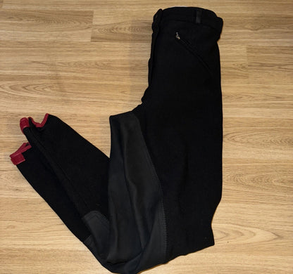Euro Star Ribbed Full Suede Seat 24” Breeches