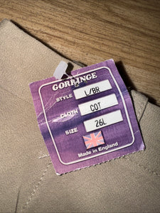 Gorringe Ladies 26” Long Leg Beige Breeches NEW RRP £47.50