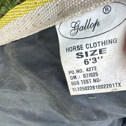 Gallop Trojan Size 6’3 Turnout Combo Rug 1200d 200gm Second Hand Horse Tack