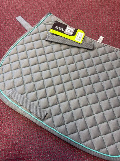 Roma Grand Prix Grey Saddle Pad - Pony
