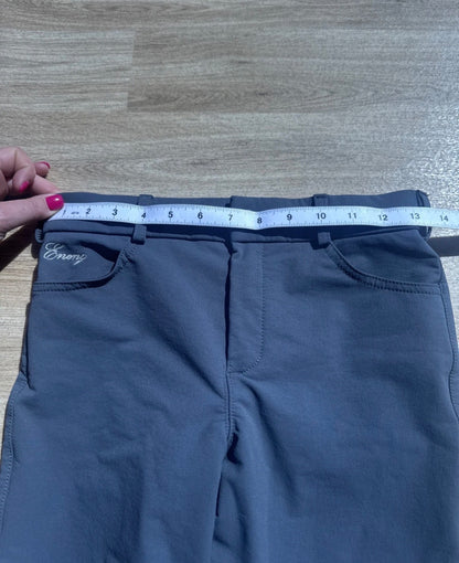 Eneng Grey Shell Stretchy Breeches 26” 28”  Ladies | Second Hand HorseRider Wear