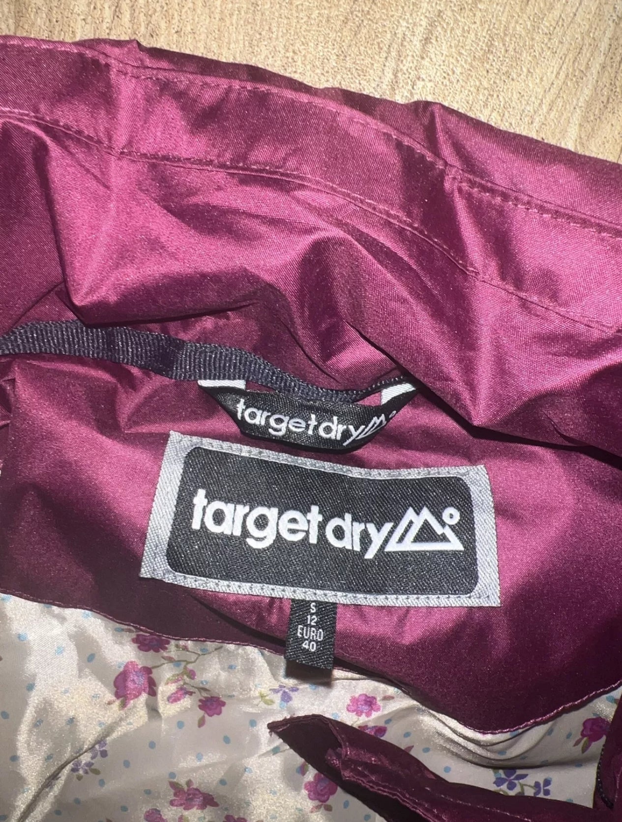 Target Dry New Size 12 Raincoat - Horse Riding Dog Walking Trench Coat