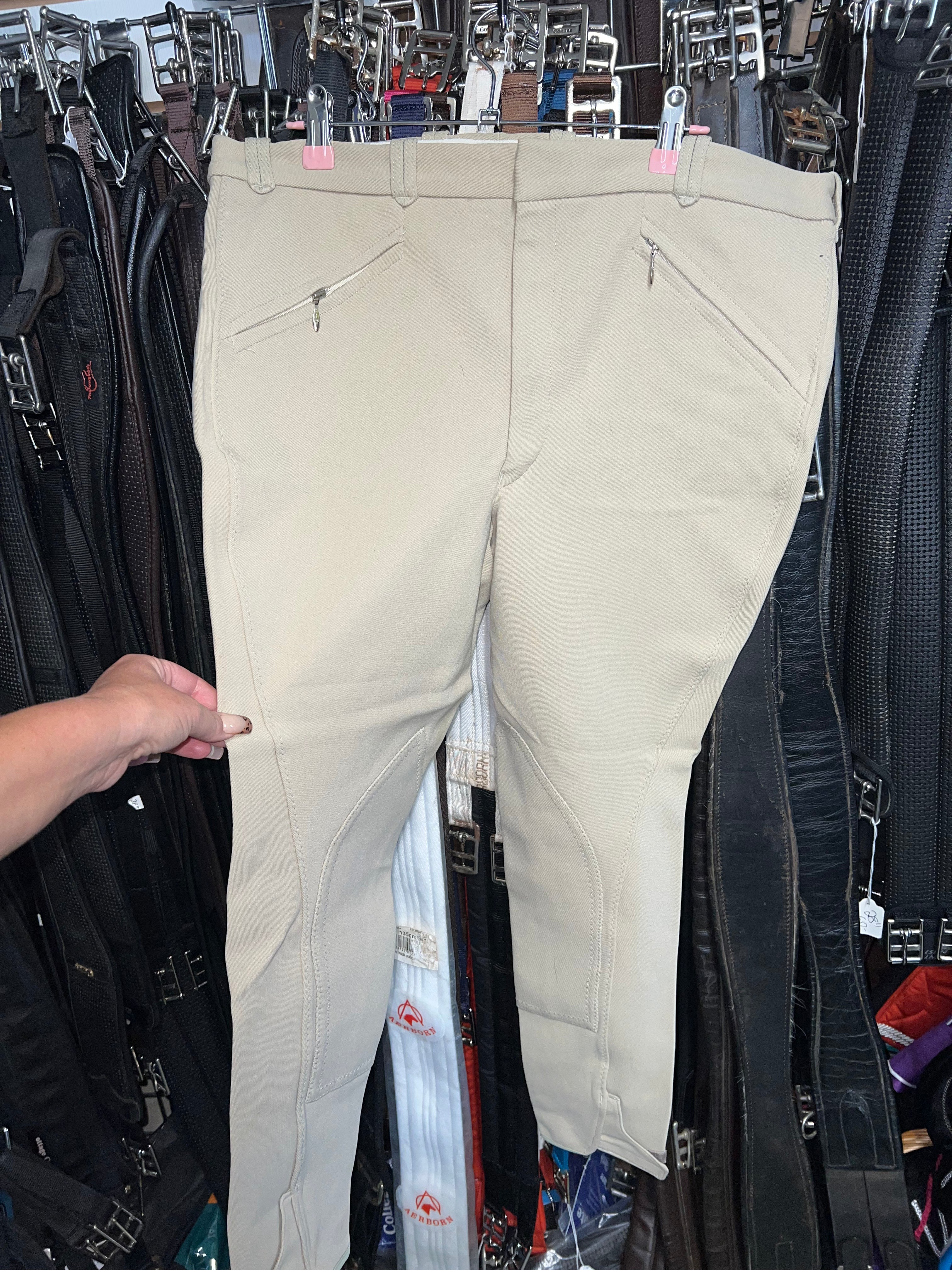 Harry Hall ‘ Badminton’ Beige Breeches - Mens