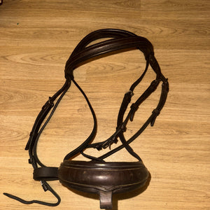 Heritage English Leather Cob Bridle - BROWN #2001