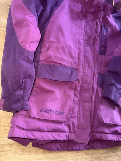 Just Togs Purple Warm 11/12 Yrs Horse Riding Jacket Coat | Second Hand Rider