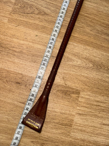 Laced Plaited Leather Mactack Whip - Free Postage