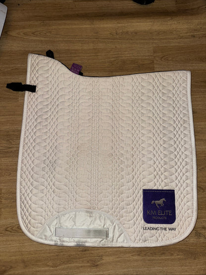 Km Elite Dressage Square Saddle Pad | Size Full | Sponsored Pad