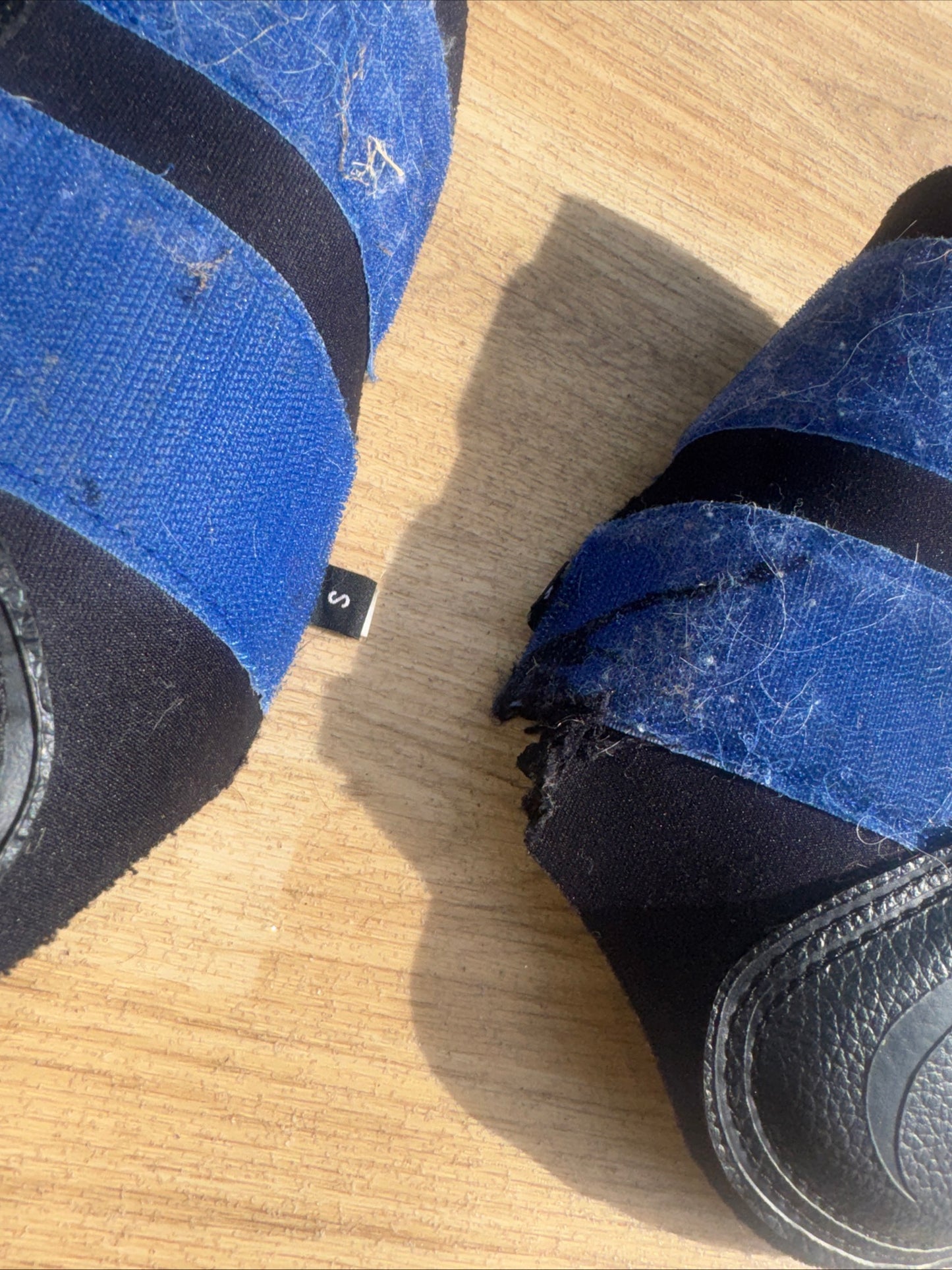 Lemieux Benneton Blue Size Small Brushing Boots X 4 Second Hand Pony Horse Tack