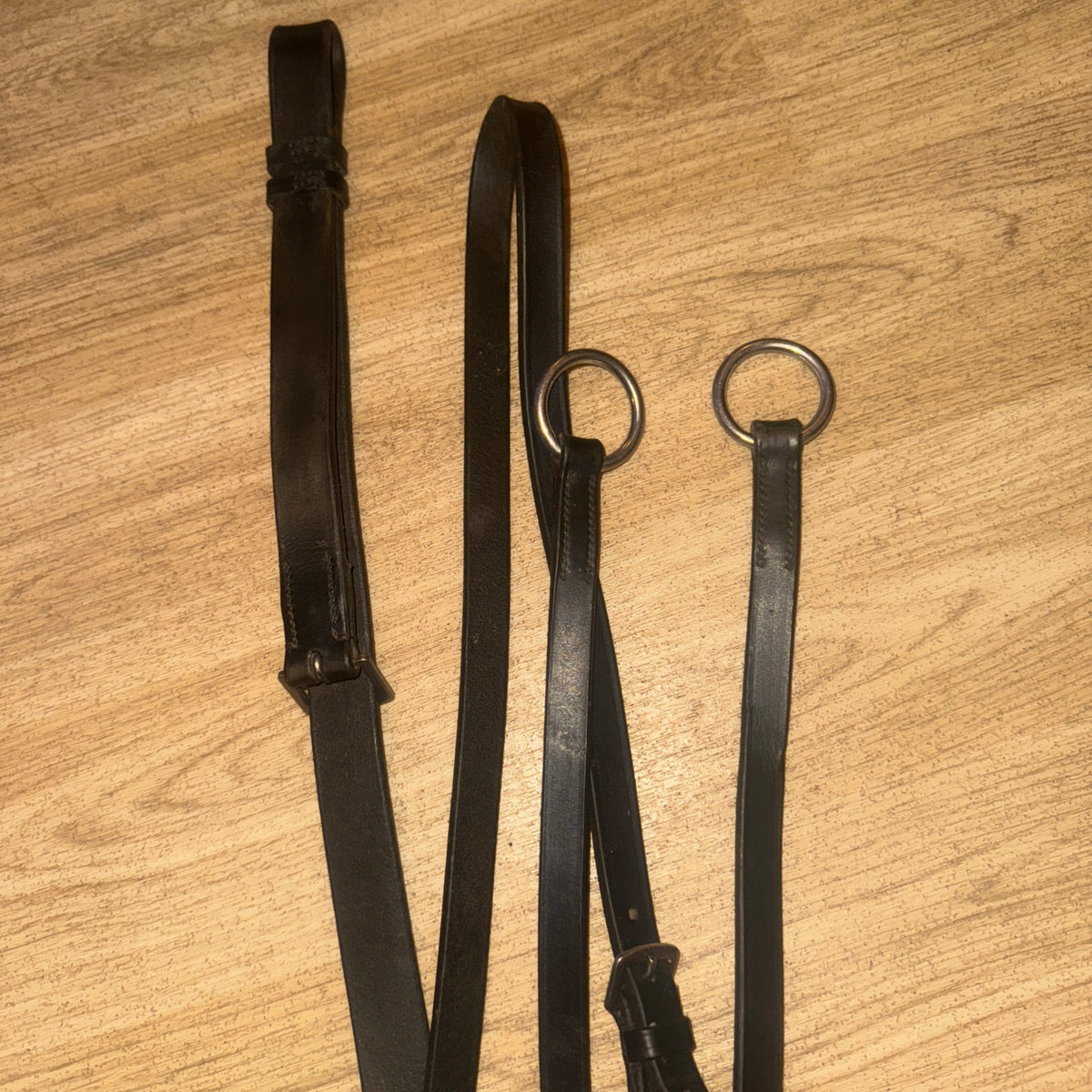 Cameo Leather Full Size Black Running Martingale #34