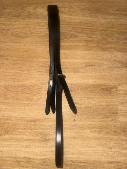 Black Size Pony Headpiece #30 Bridle Spare Tack English Leather