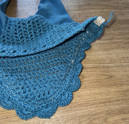 Rhinegold Turquoise Blue Full Size Ears Ear Veil #26