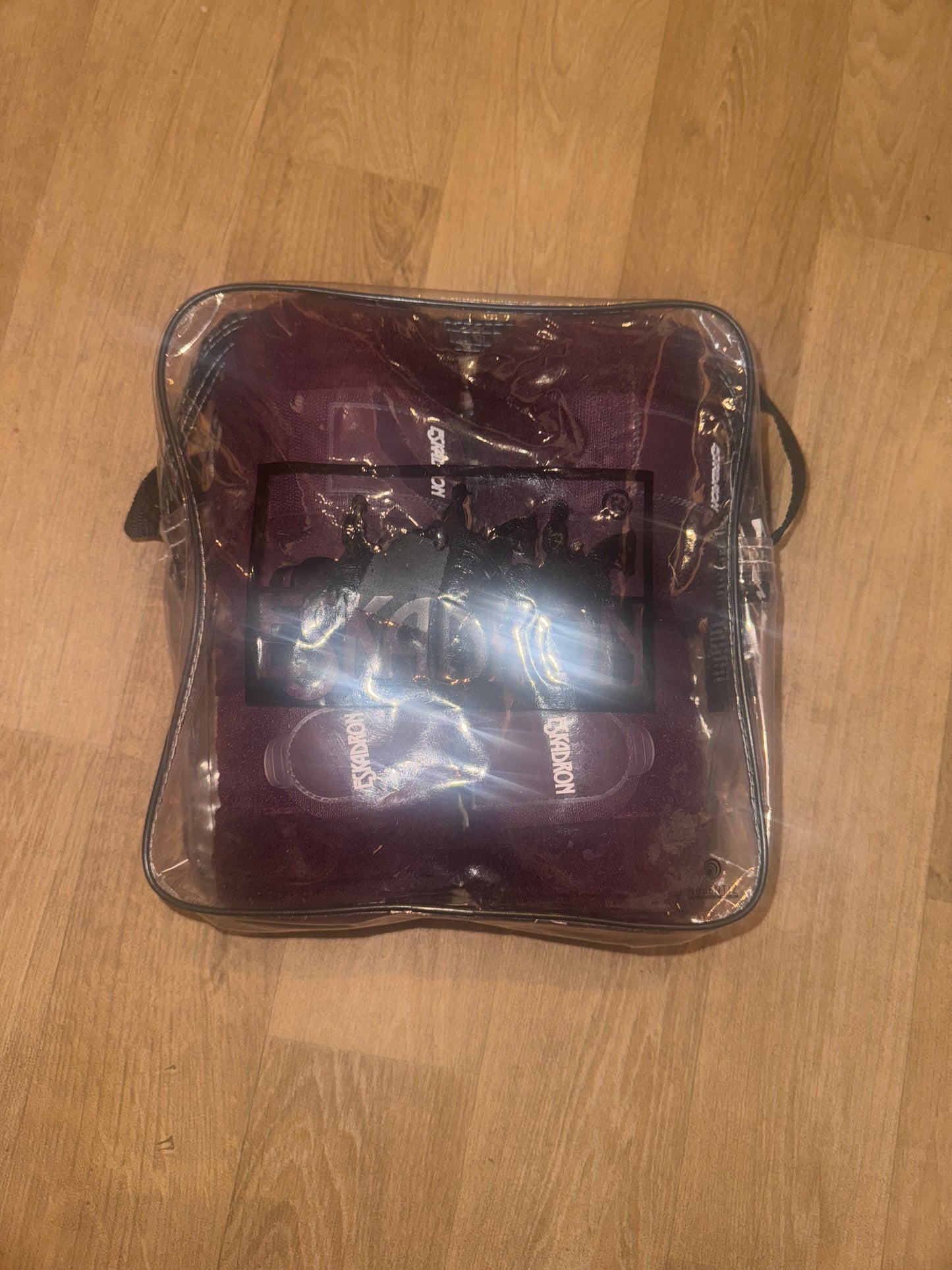 Eskadron Plum Burgandy Fleece Polo Bandages - Stable Showing Travel
