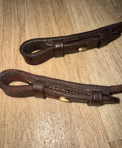 English Leather Cob Pimple Grip Rubber Reins #56