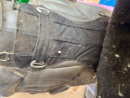 Cosmic Leathers Uk Brown Treeless Saddle | Second Hand Tack Horse  #506