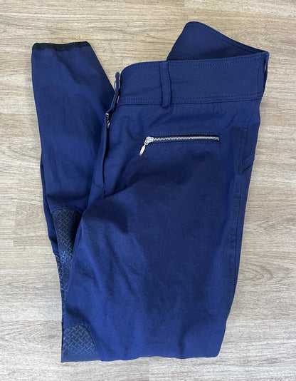 Cavallo Ladies 28” Cavagrip Navy  Breeches