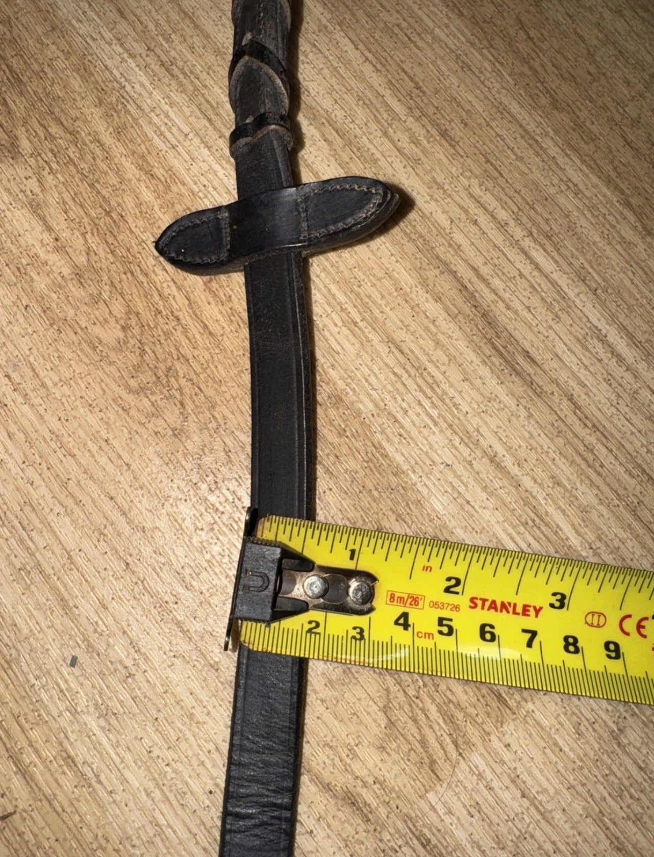 English Leather Full Size Rubber Lined Laced Reins #57 SHOW