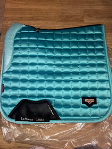Lemieux Size Large Dressage Saddle Pad - AZURE Loire Memory Foam