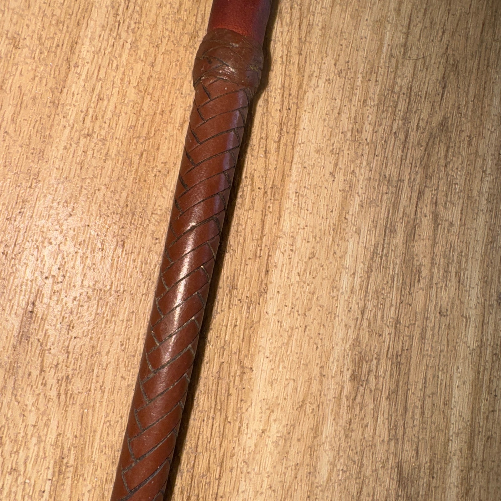 Mactack Laced Leather Jumping Whip Bat