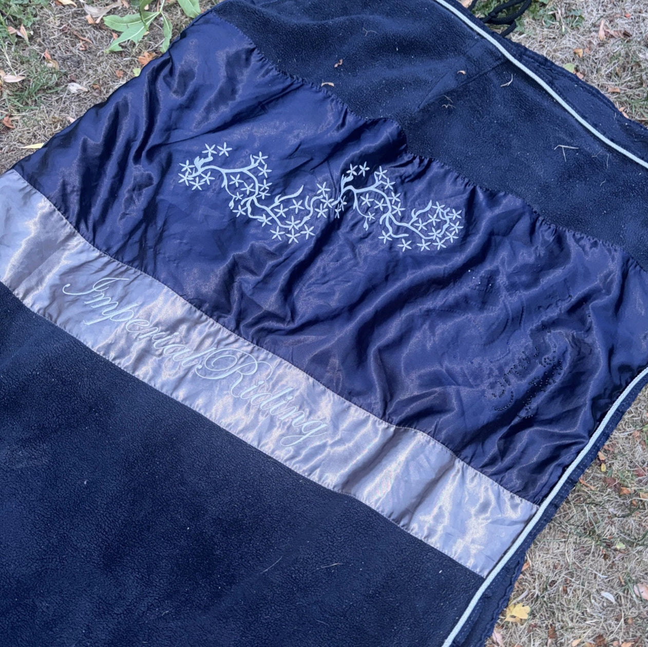 Imperial Riding Satin & Fleece Exercise Wrap Around Sheet - Full Size