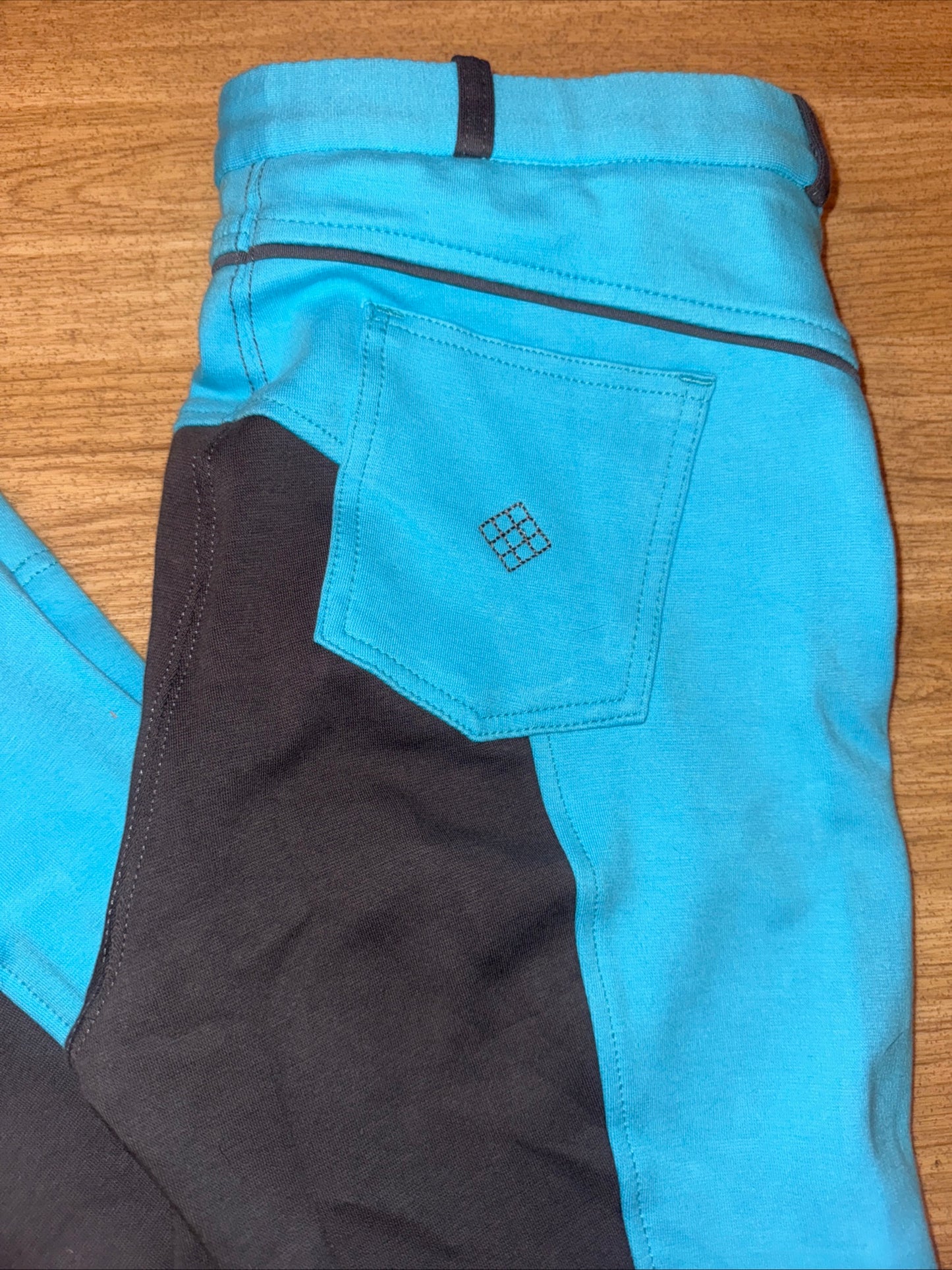 Gallop Helix Turquoise Grey Ladies 30” Jodphurs - RRP £39.99