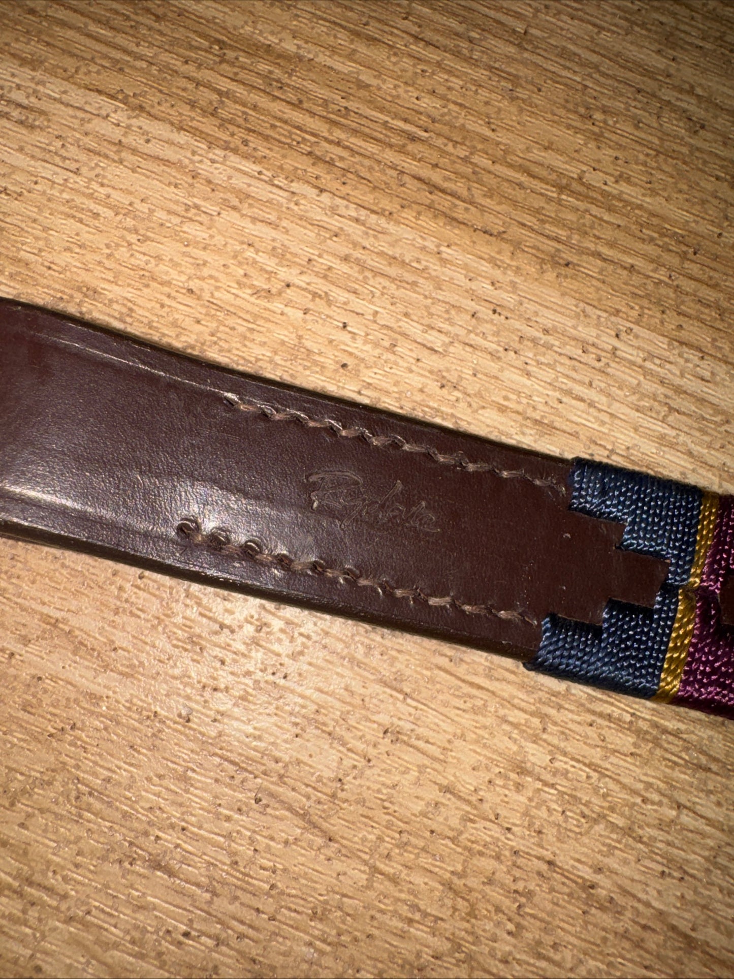 Rydale Cob Size POLO Brown Leather Browband Second Hand Horse Tack