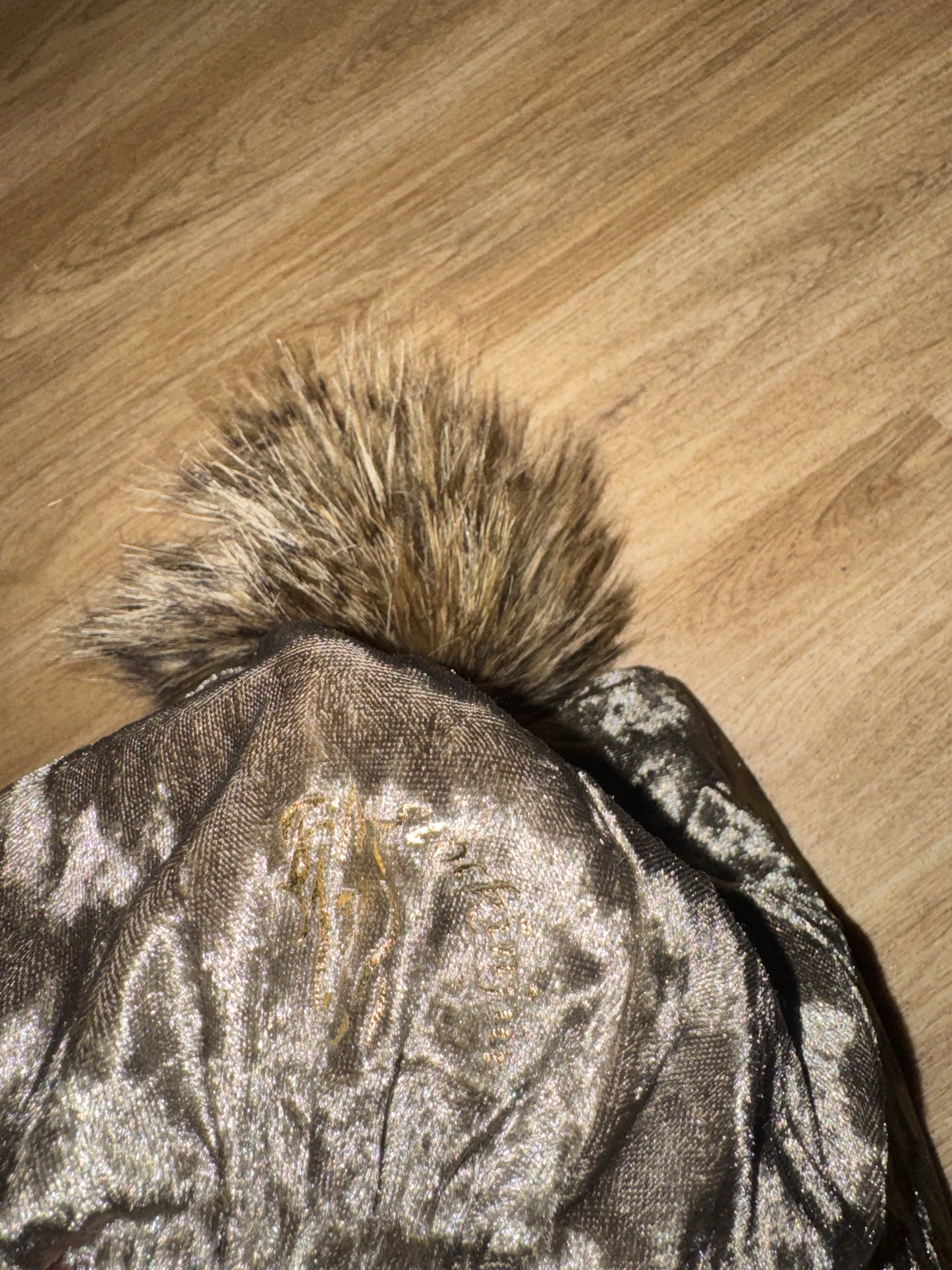 Stockinjar Crushed Velvet Hat Silk Cover Pom Pom | Always 2nd Hand Tack For Sale