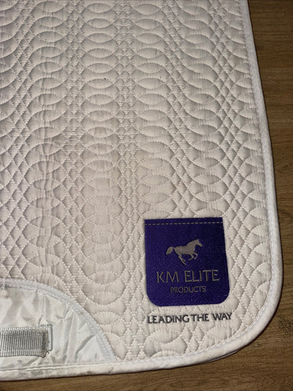 Km Elite Dressage Square Saddle Pad | Size Full | Sponsored Pad