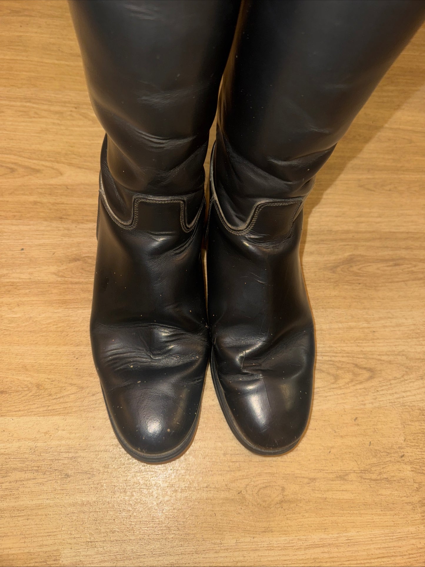 Hawkins Long Leather Ladies 7.5 Riding Boots