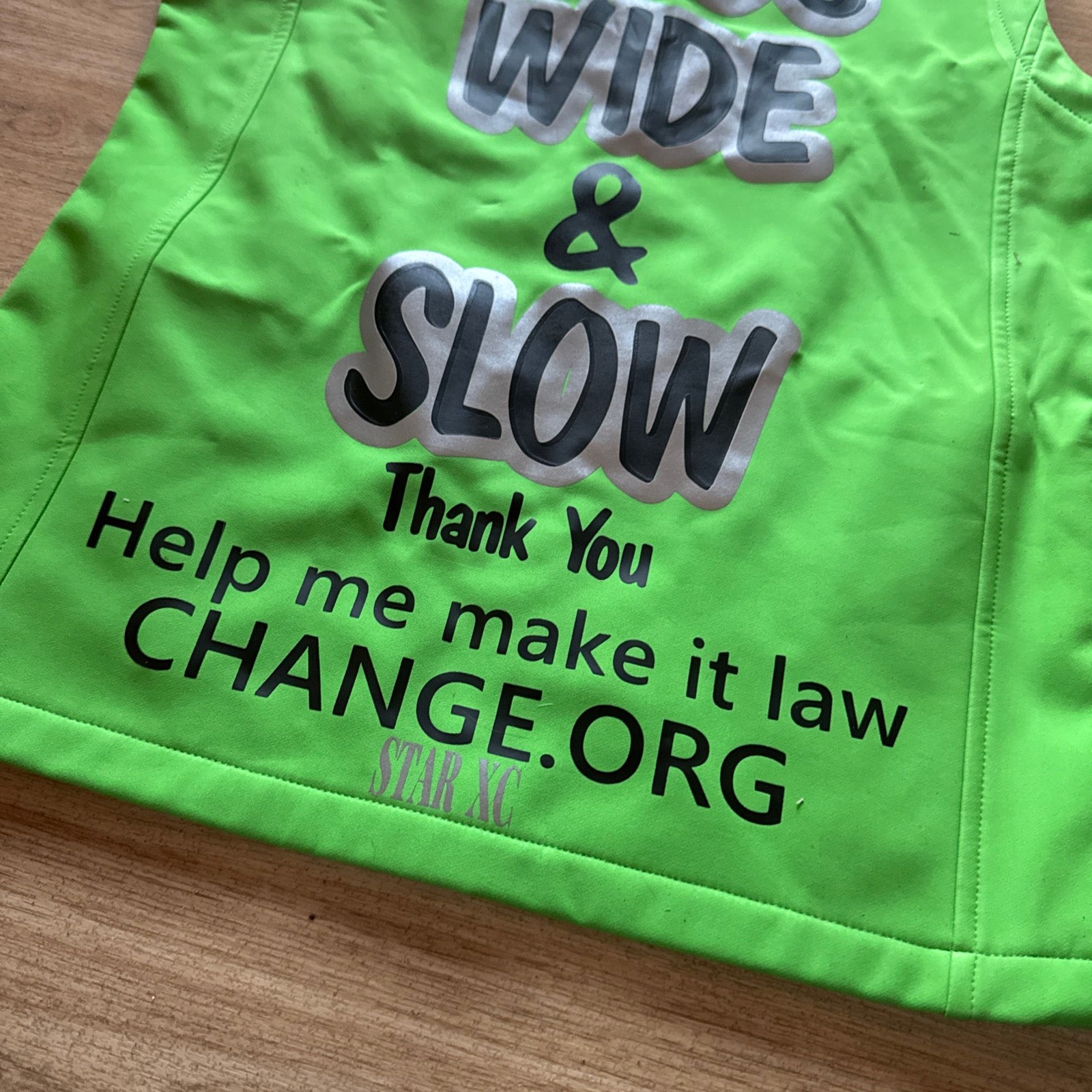 Please Pass Wide & Slow Equine Rider Gilet 8/10