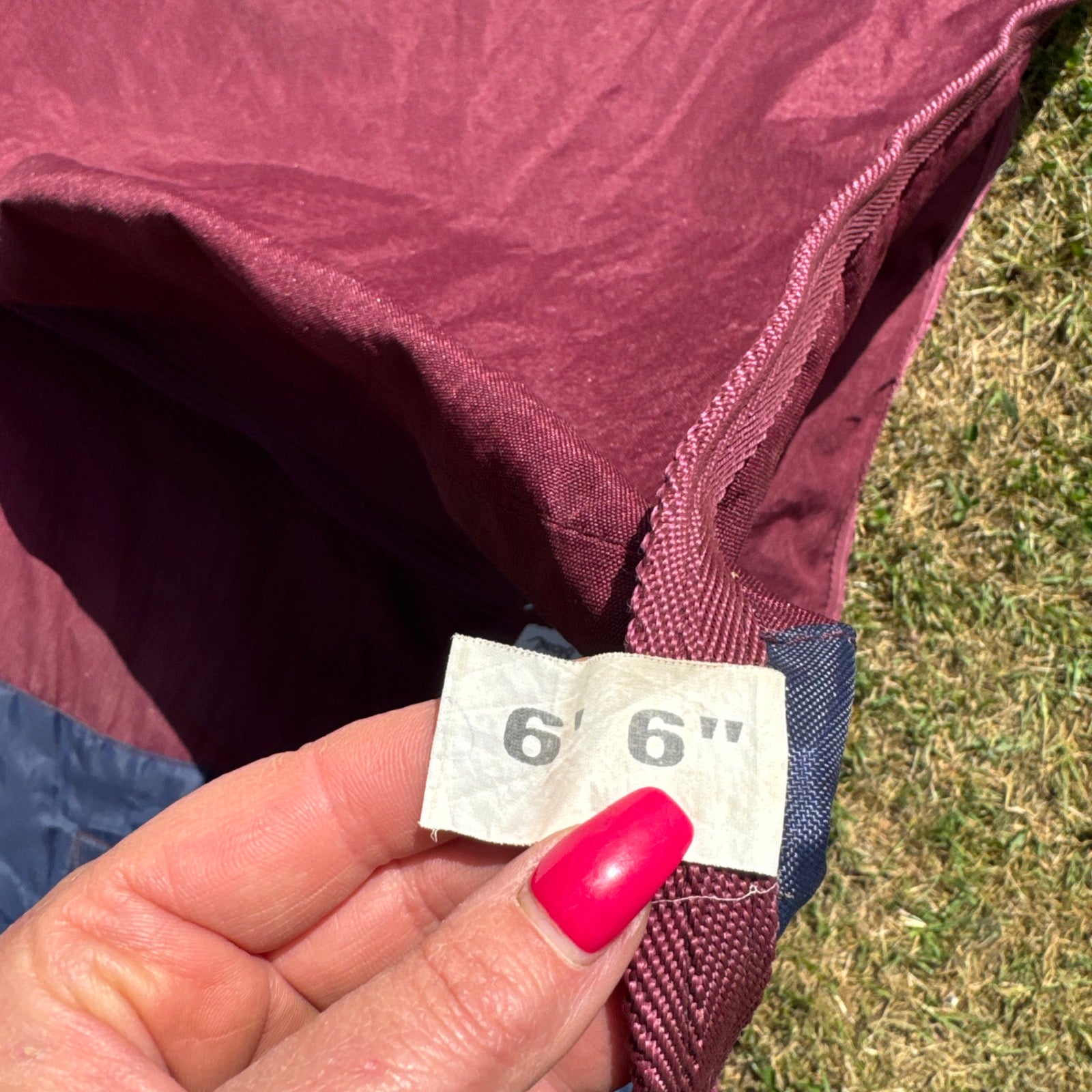 Burgandy 6’6 Stable Sheet  - Travel Rug