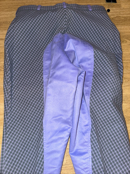 Hy Equestrian New 32” Ladies Check  Breeches