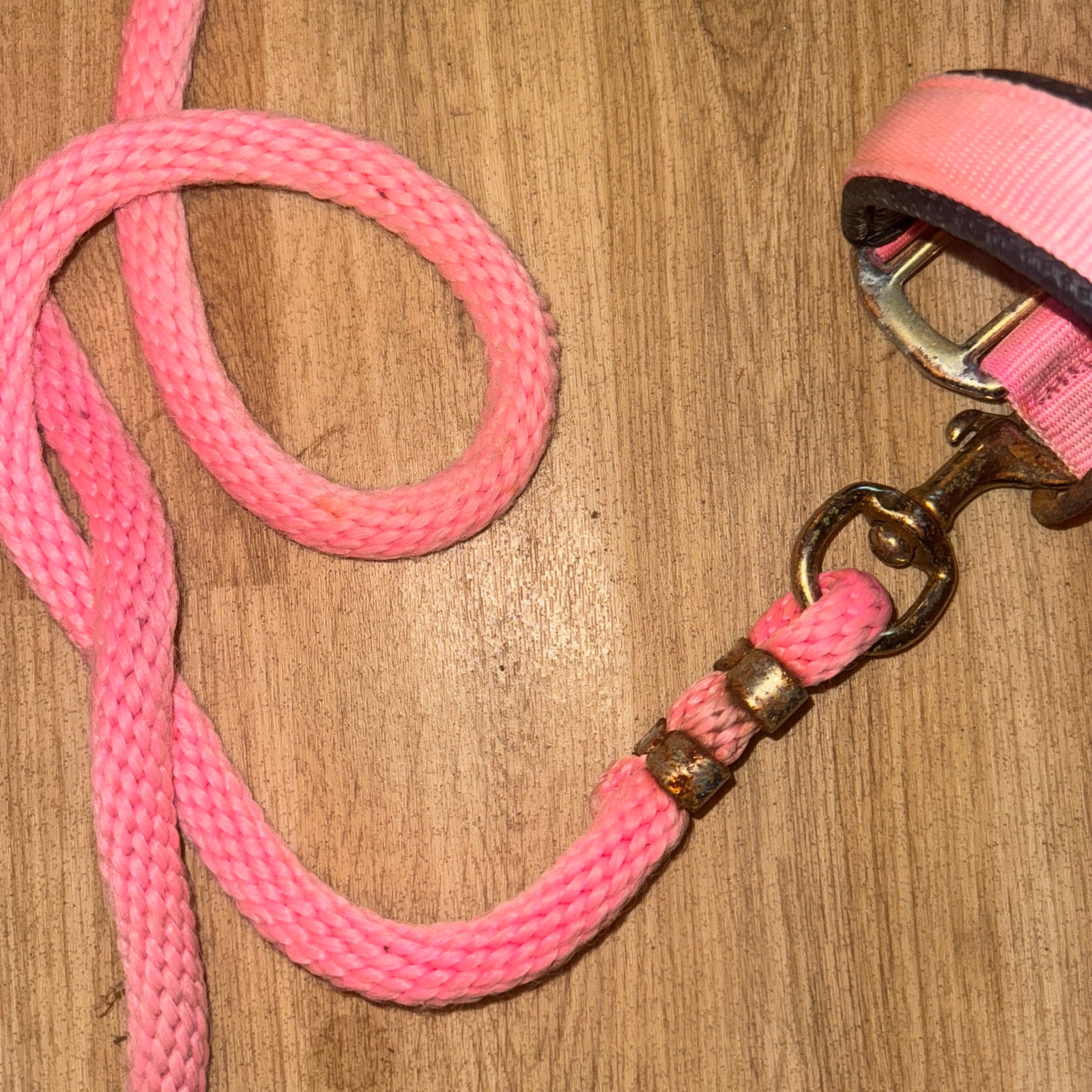 Km Elite Pink FULL Headcollar & Leadrope - Free Postage