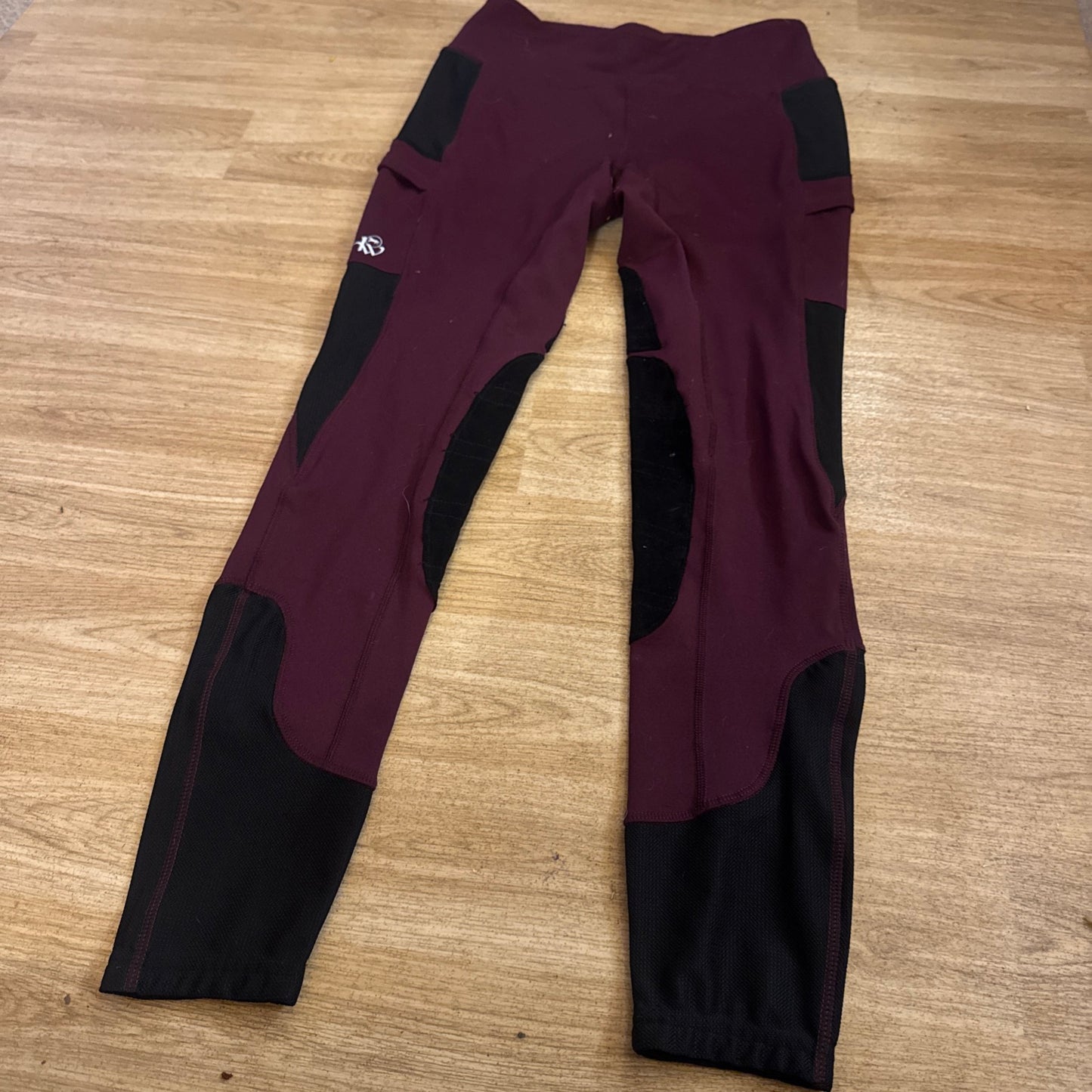 Horseware Burgandy Plum Ladies Size Medium Riding Tights