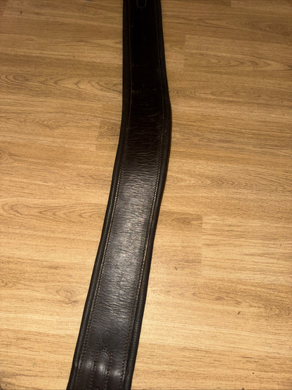 Havana Brown Padded Straight Cut Show Girth 48” Elasticated | Second Hand Tack