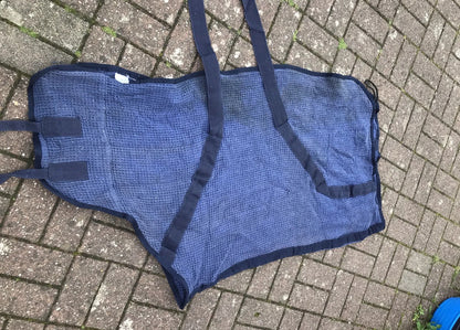 Loveson Dark Blue Waffle Rug 4’3
